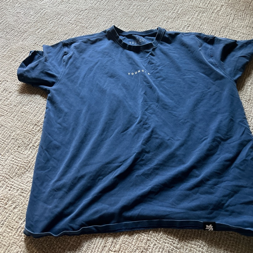 Blue young La Jacked Tee